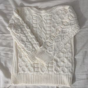 Zara Girls cable knit sweater